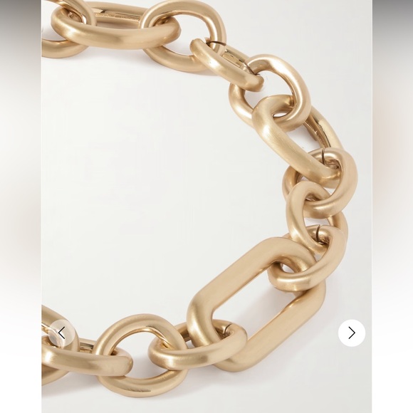 Cult Gaia Reyes brushed gold-tone chunky link necklace - Picture 2 of 9